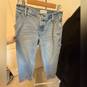 Abercrombie & Fitch Curve Love Carpenter Style Jeans